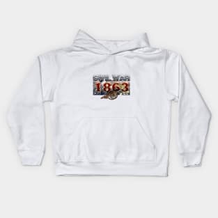 Civil War 1863 Kids Hoodie